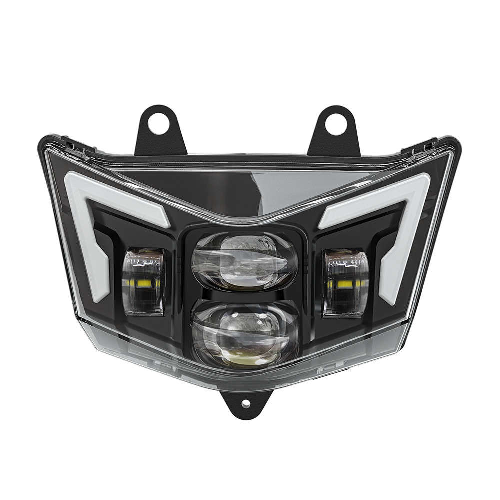 LED Headlight E24 Appproved For Kawasaki KLX 125 2010-2017 450R 2008-2023