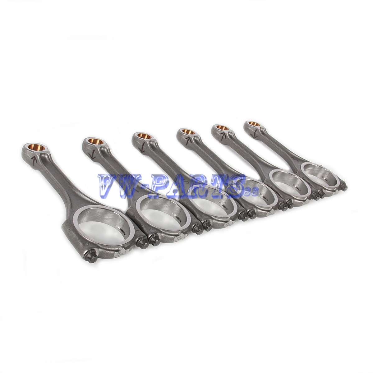 3.2L 6X Connecting Rods Fit For AUDI A4 A6 A8 AUK BKH #06E198401#
