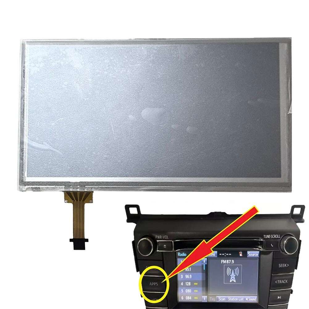 6.1" Touch LCD FOR APPS FOR GPS RADIO For Toyota For RAV4 2014-18 C061VTN01