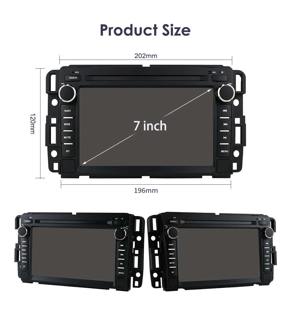 8Core Android 12 Car Stereo Radio GPS 7"For Chevrolet Silverado GMC Yukon Sierra