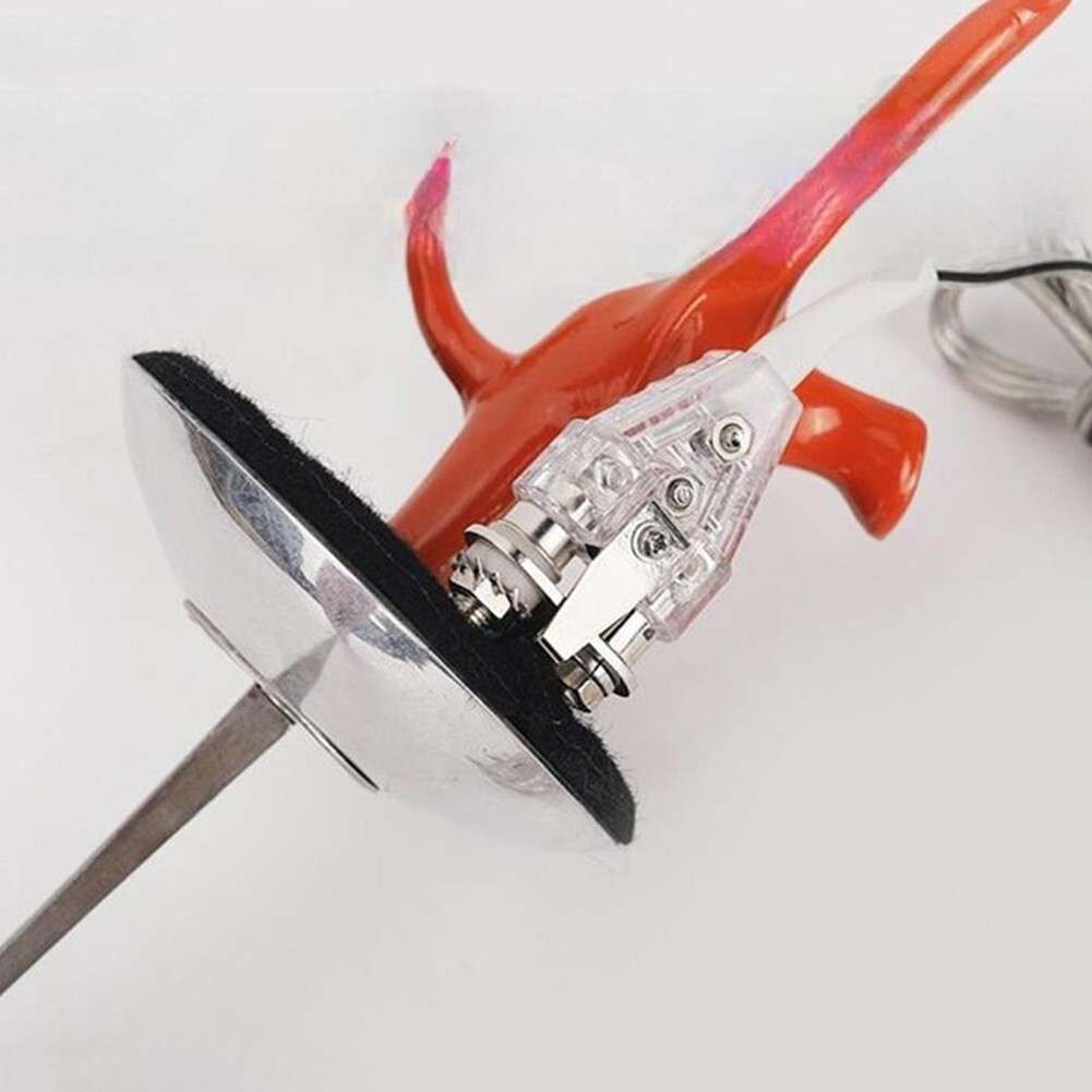 Fencing Connection Cables 2pcs Transparent PVC Suitable For Competitions