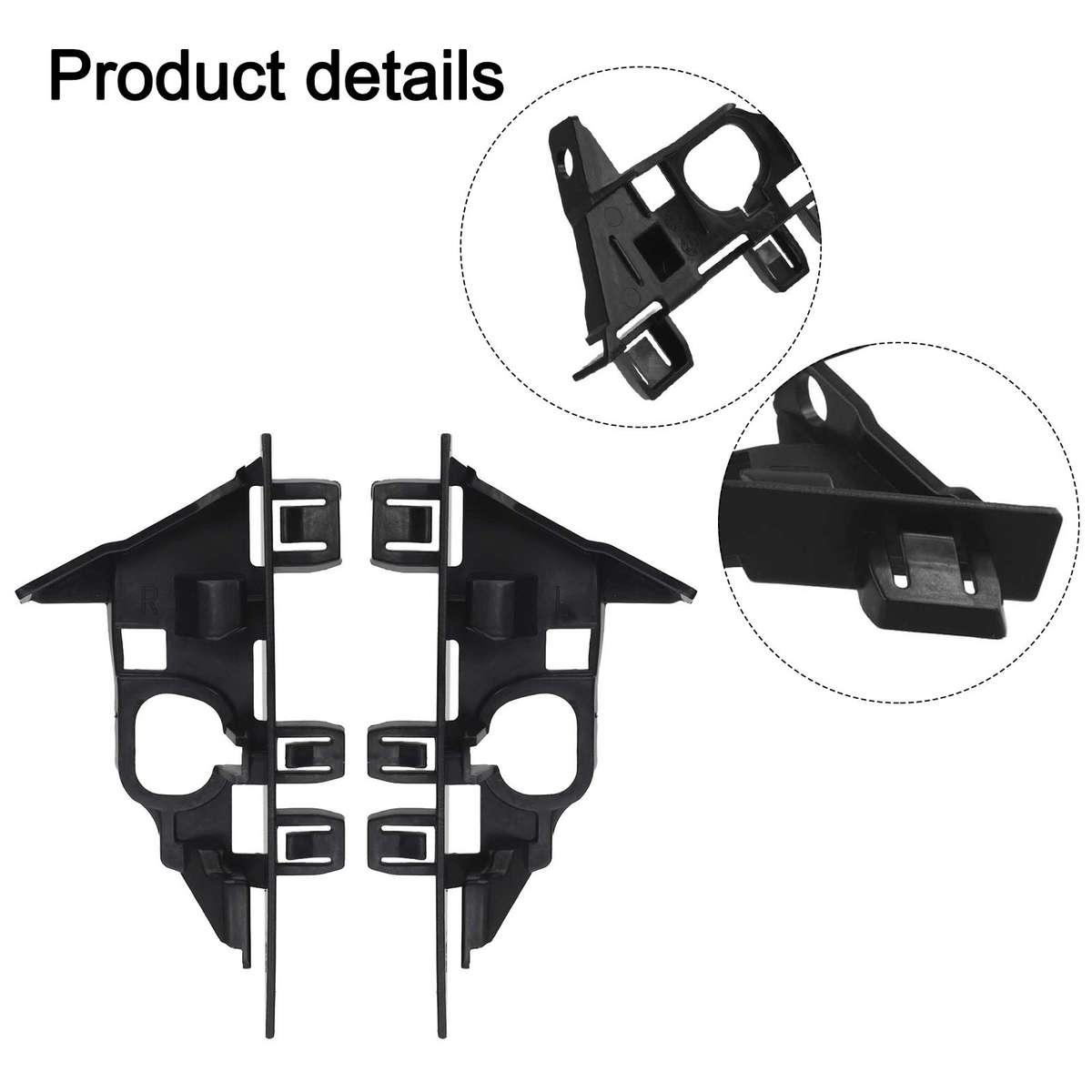 Pair Front Bumper Bracket Holder 51117165180 For BMW For E85 E86 For Z4 03-08