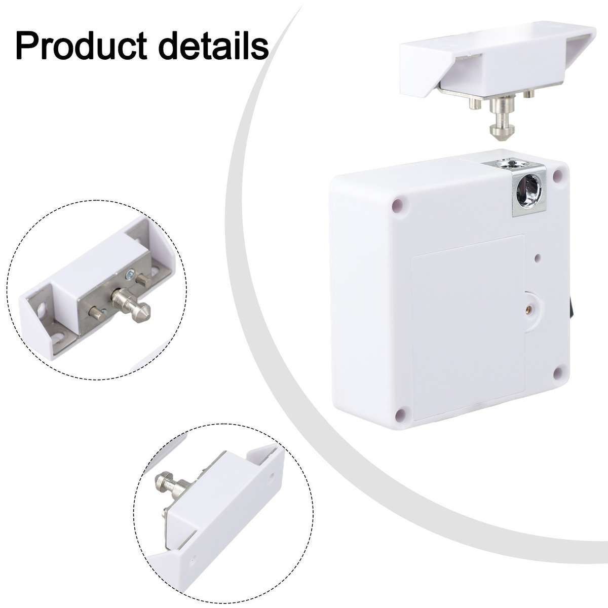 Flexible Installation Smart Drawer Lock With NFC Technology For Furniture