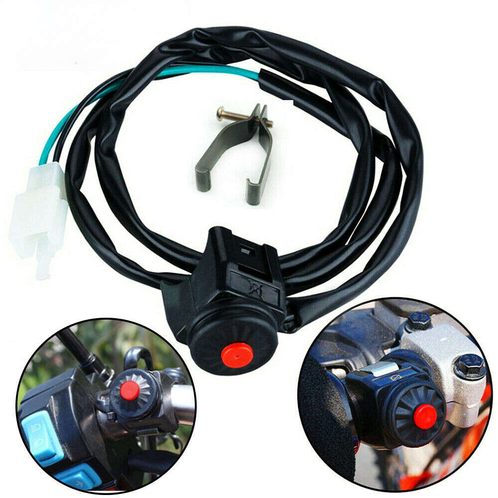 Motorcycle For KTM Dirt Bike ATV Sport Kill Switch Red Push Button Horn Starter