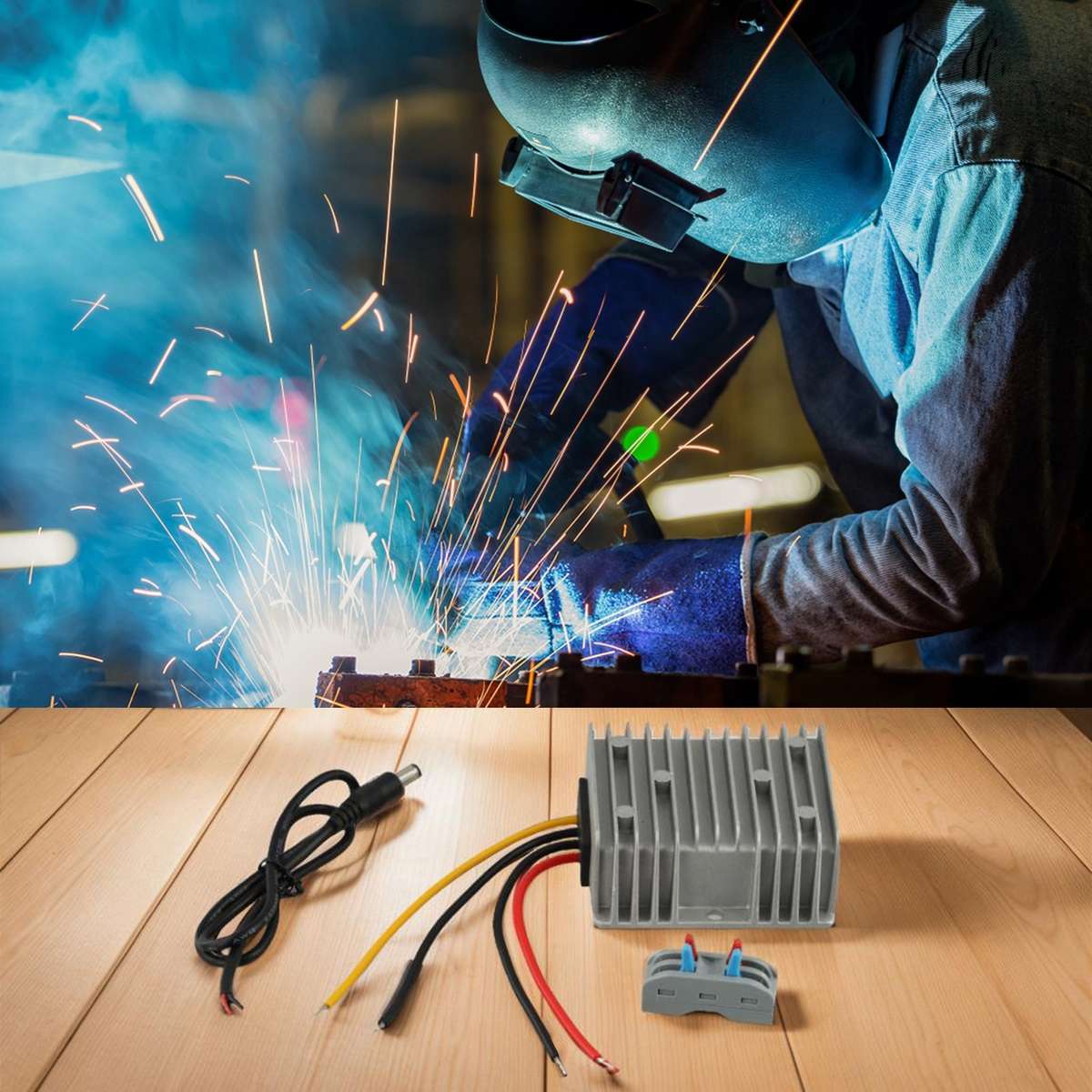 Sleek Design DC Voltage Step Up Adapter Converts Car Power For Starlink Use