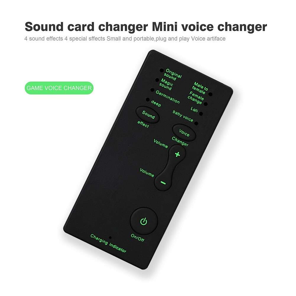 Multi Device Voice Changer With 7 Effects For Gaming And Communication