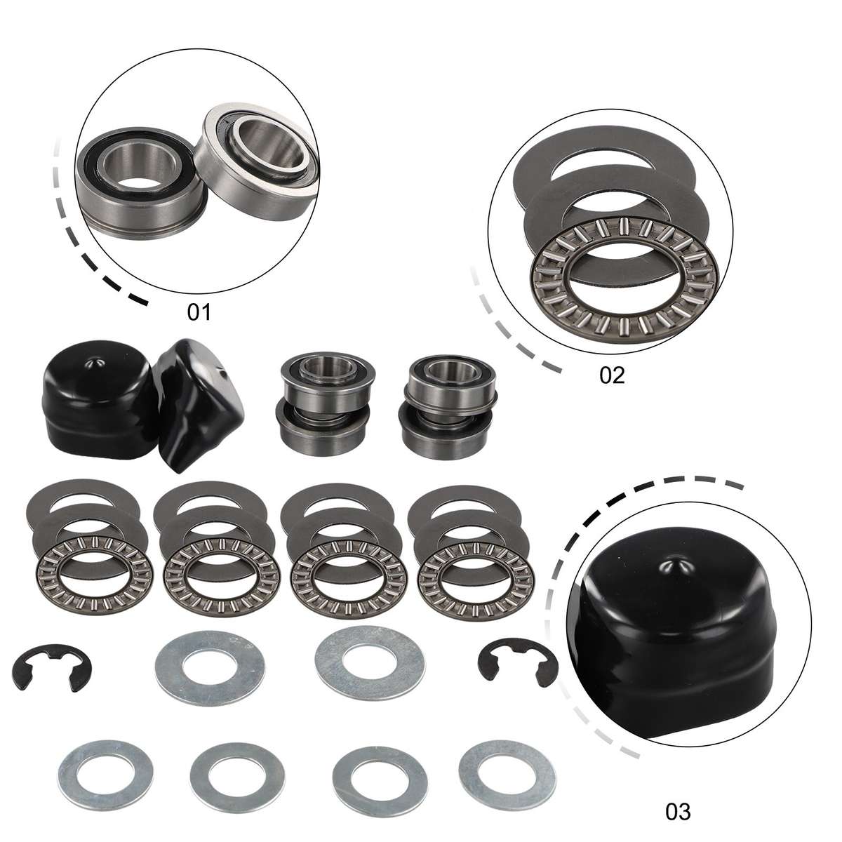 Efficient With Front Wheel Bushing Bearing For Riding Lawn Mower