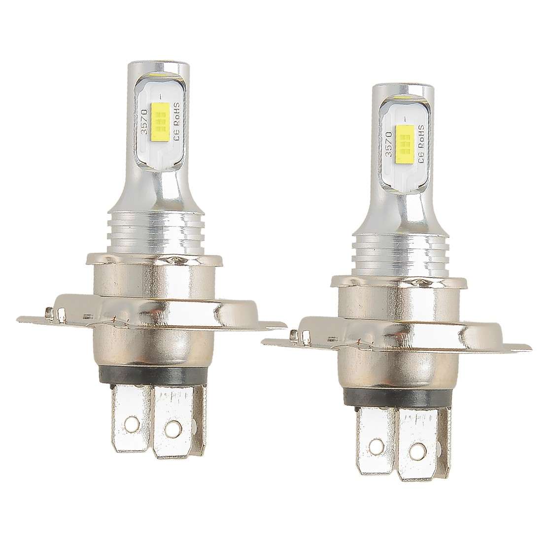 2 H4 LED Motorcycle Headlight High/Low Beam Light Bulb 9003 HS1 Waterproof White