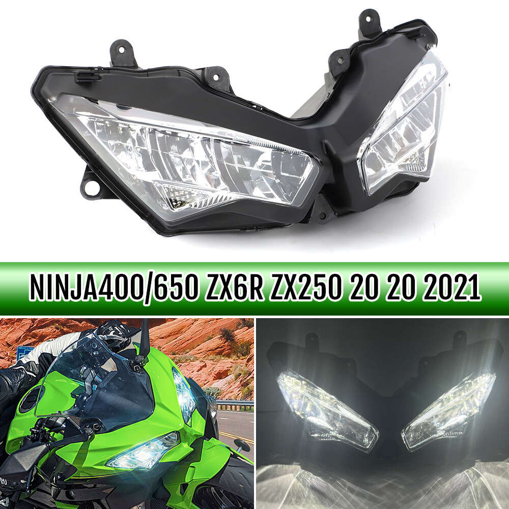 For Kawasaki NINJA 400 250 650 Versys ZX6R LED Headlight Assembly Headlamp DRL