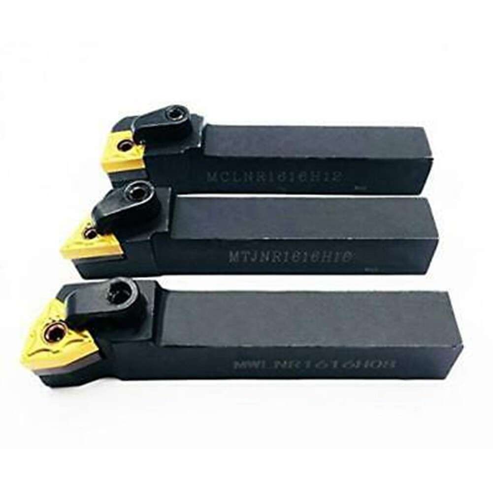 5/8" CNC Lathe Excircle Indexable Carbide Turning Tool Holder Bit Set Fittings
