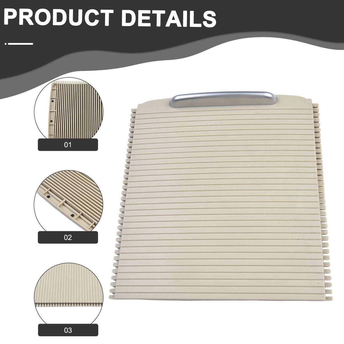 Beige Console Lid Cover For Volvo For S80 For V70 For XC70 Direct Replacement