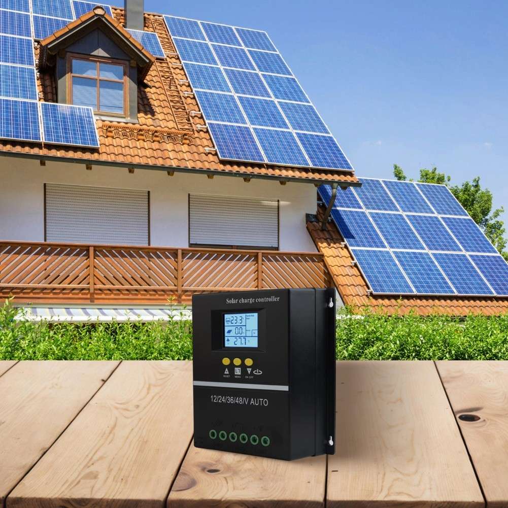 200A Solar Charge Controller With LCD And USB Ports For Efficient Power Usage
