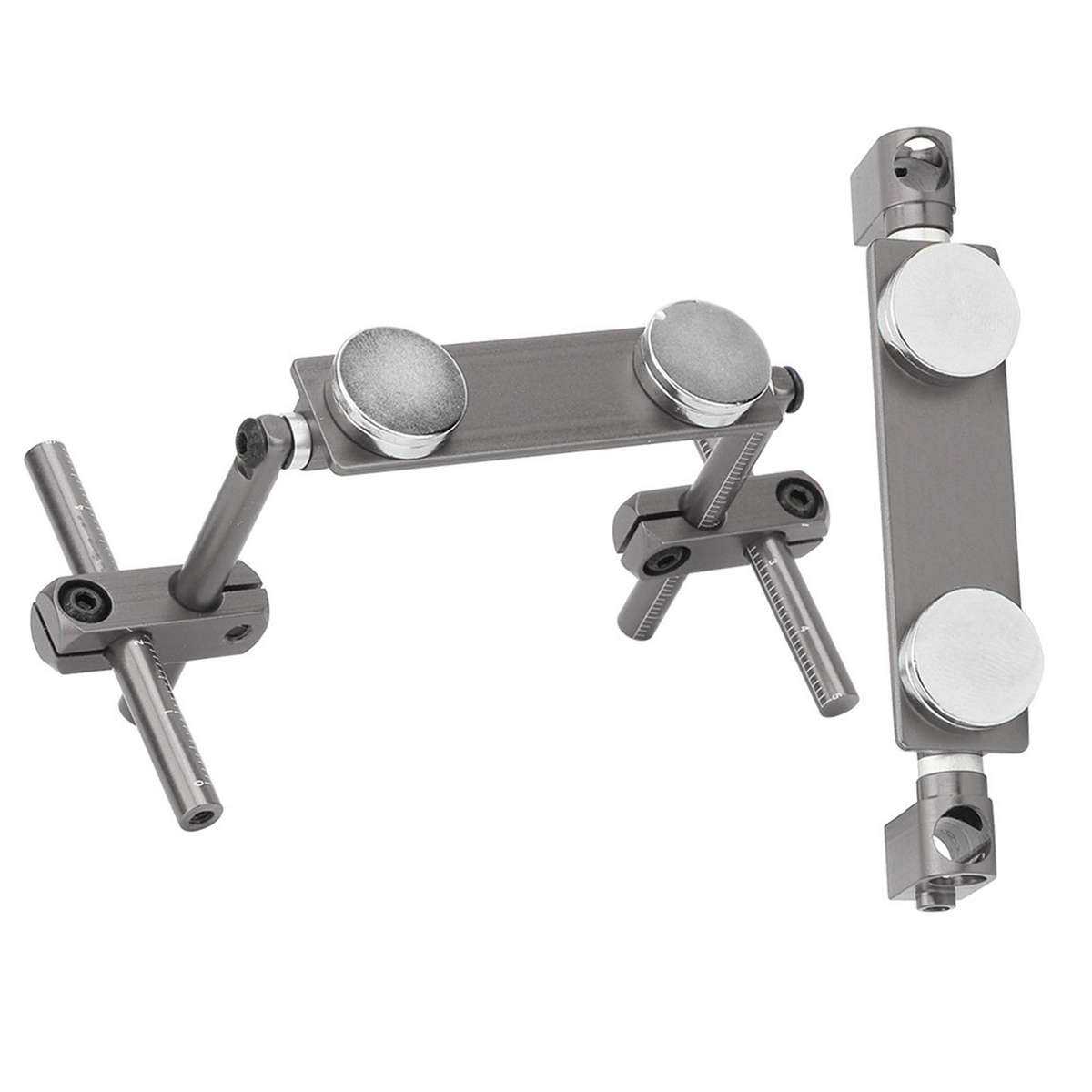 TI Aluminum Magnetic Invisible Body Shell Mount Kit For HSP 1/10 RC RacE CW