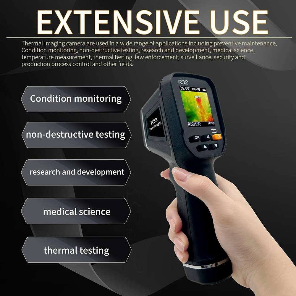 Infrared Thermal Imager Handheld Thermal Imaging Camera USB Rechargeable