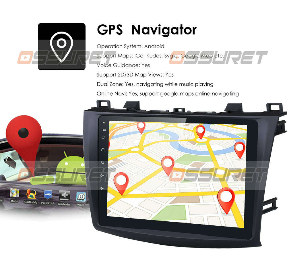 For Mazda 3 2010 2011 2012 2013 Android 9.0 Car GPS Radio Stereo Head unit 1080P