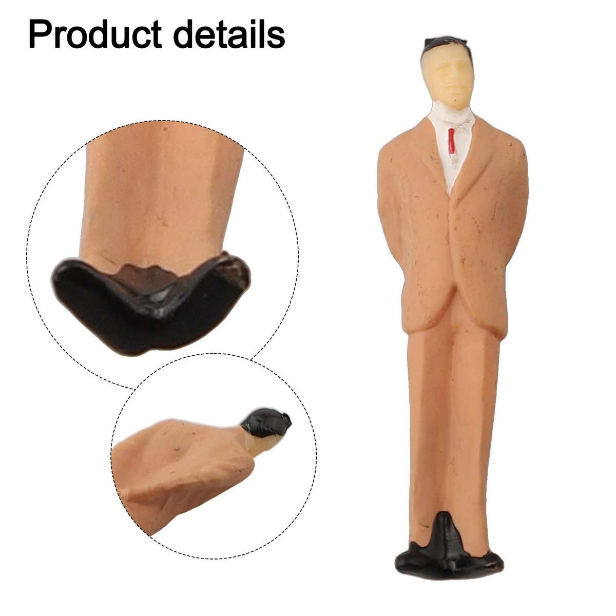 130Pcs O Scale 1:48 Painted Figures People Passenger Different Poses People-New