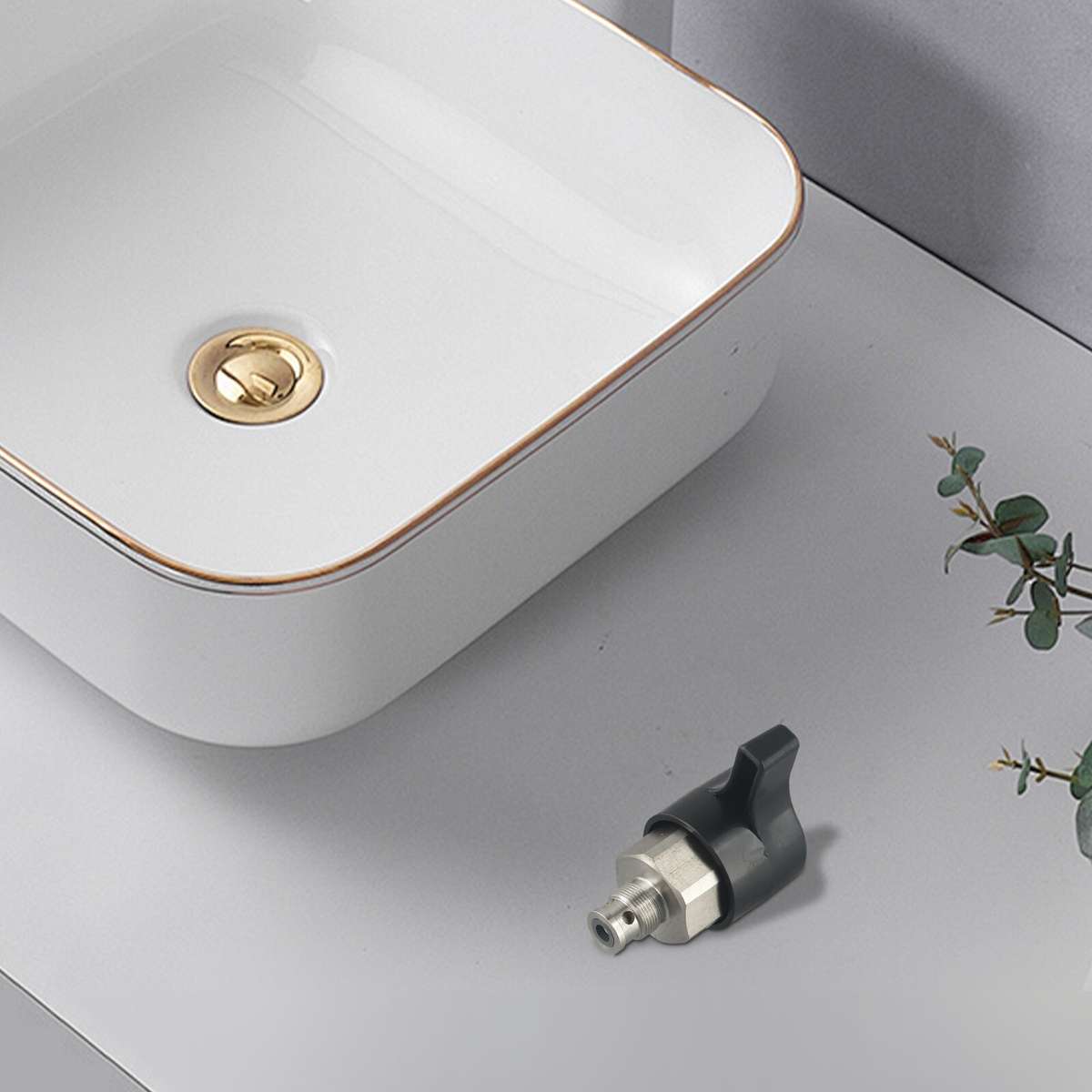 Reliable Drain Valve For Sprayer 5900 7900 Polished Finish Long Lasting