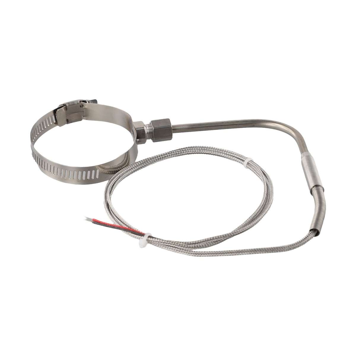 Right Angle EGT Thermocouple K Type Temperature Probe With Glass Fiber Cable