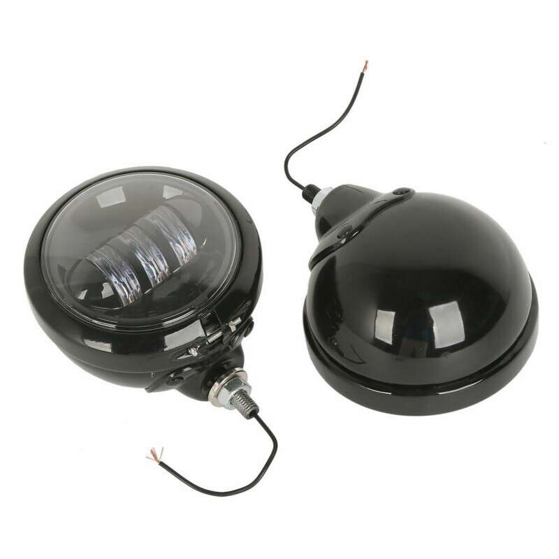 4.5" Spot Fog Passing Lights with Auxiliary Lights Housing For Harley Davidson