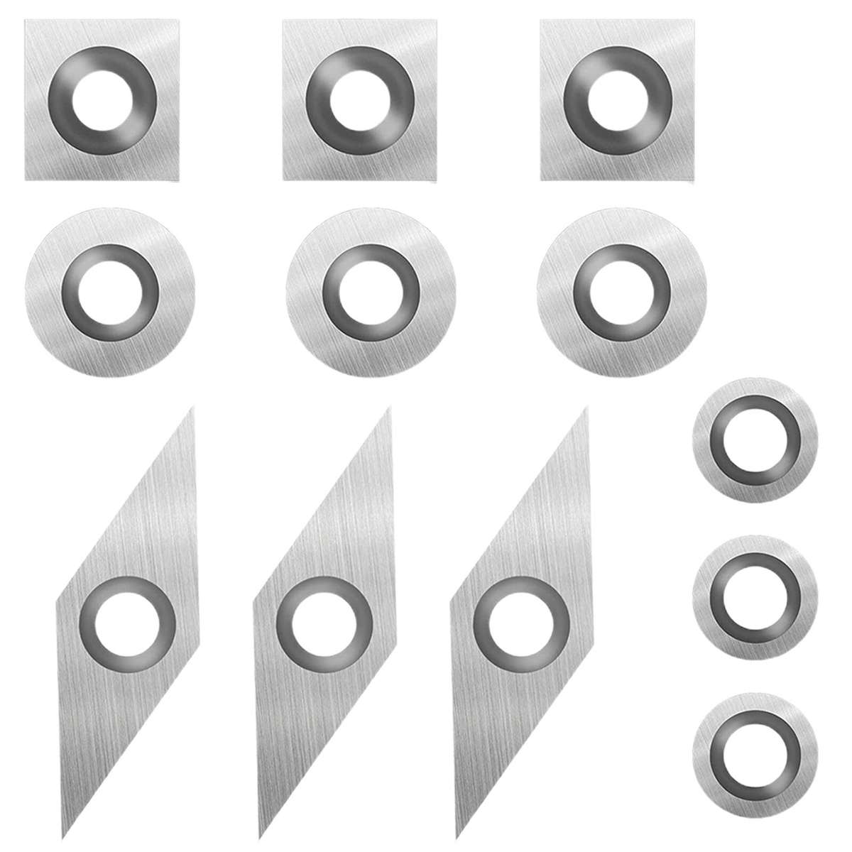High Performance Carbide Cutters Inserts Set For Wood Lathe Turning Tools