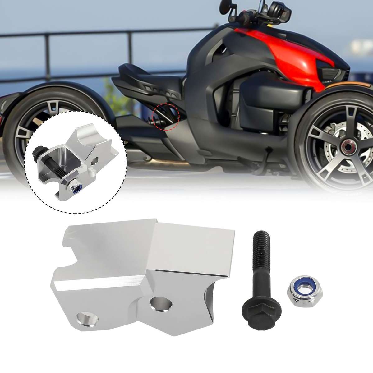 3" Rear Shock Lift Kit Extras For Ryker Rear Shock Lift Kit For Can-Am 600-900