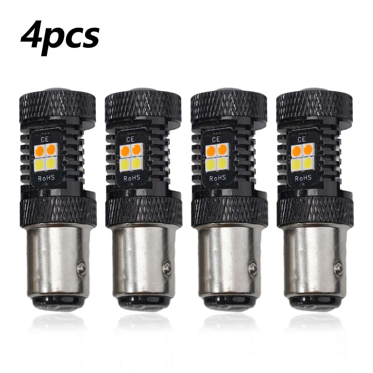 4x 1157 for SWITCHBACK LED Turn Signal Bulbs For Chevrolet C/K1500-2500