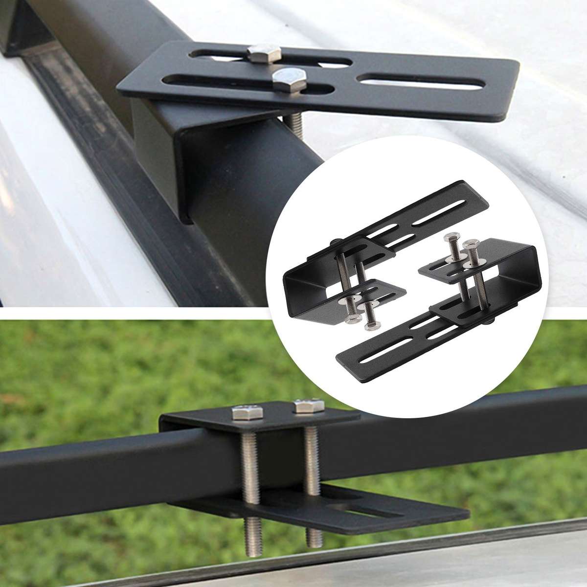Practical Adjustable Mounting Bracket For LED Work Lights On For Car Roof Racks