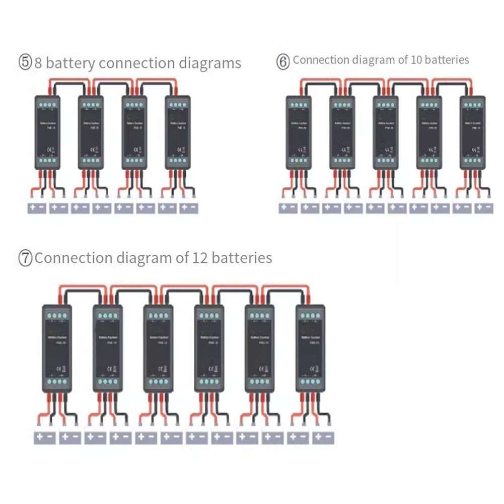 PNE-10 Battery Equalizer Balancer 2S Li-Ion Battery-Lead-A
