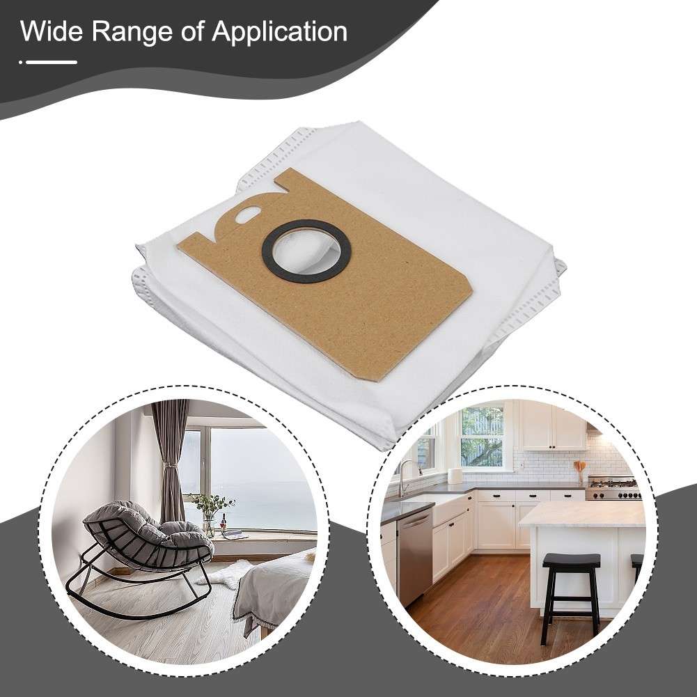 6 Pcs Reusable Dust Bag For Laresar Pro Robot Vacuum Cleaner For