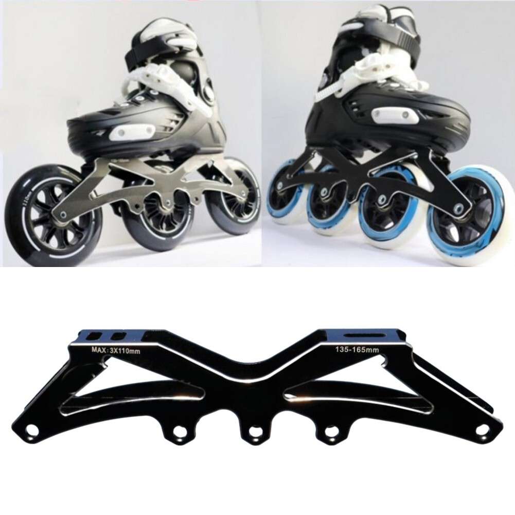 Anodized Inline Speed Skates Frame Base For Maximum Strength And Durability