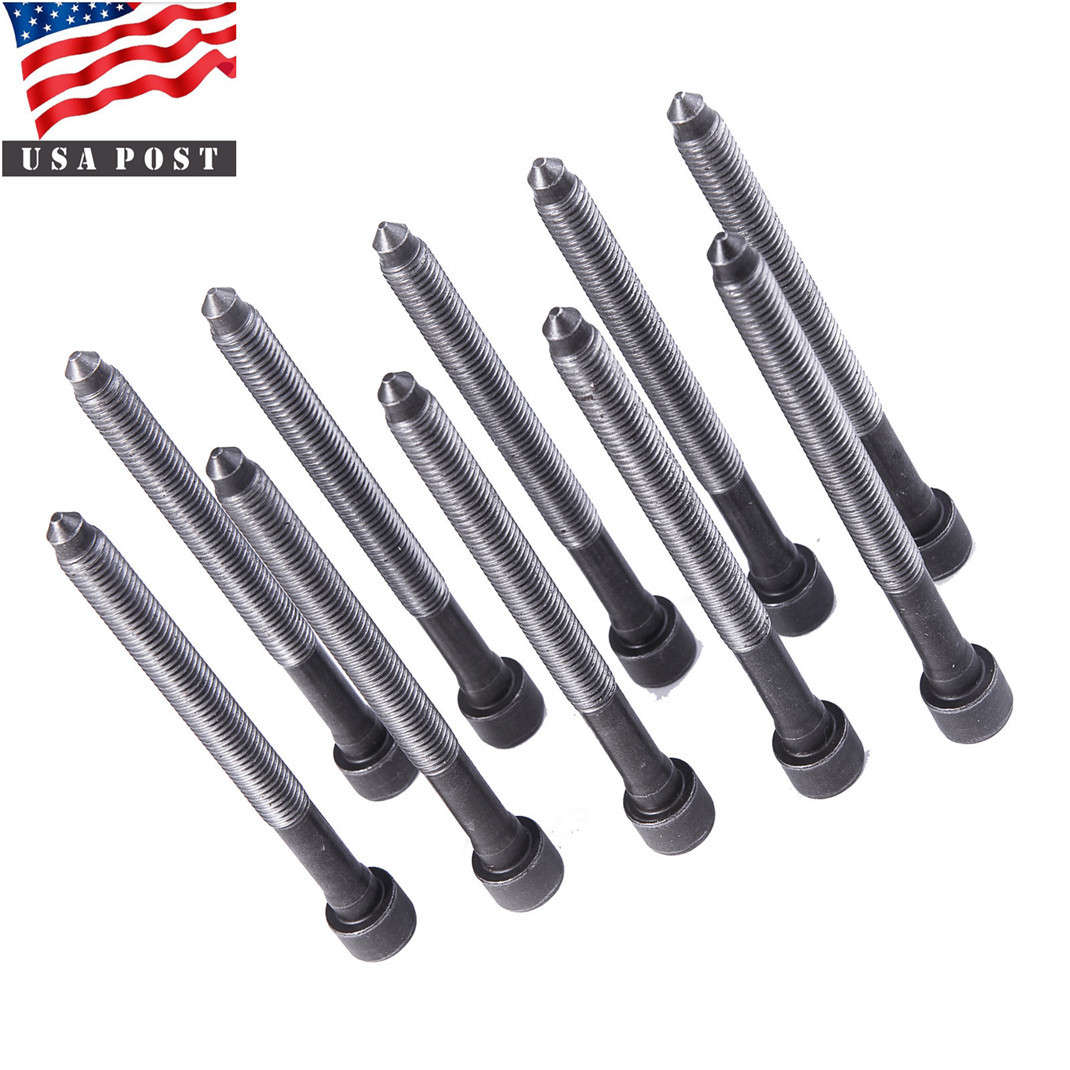 10Pcs Cylinder Head Bolt For VW Beetle CC EOS Jetta Passat Tiguan Audi A3
