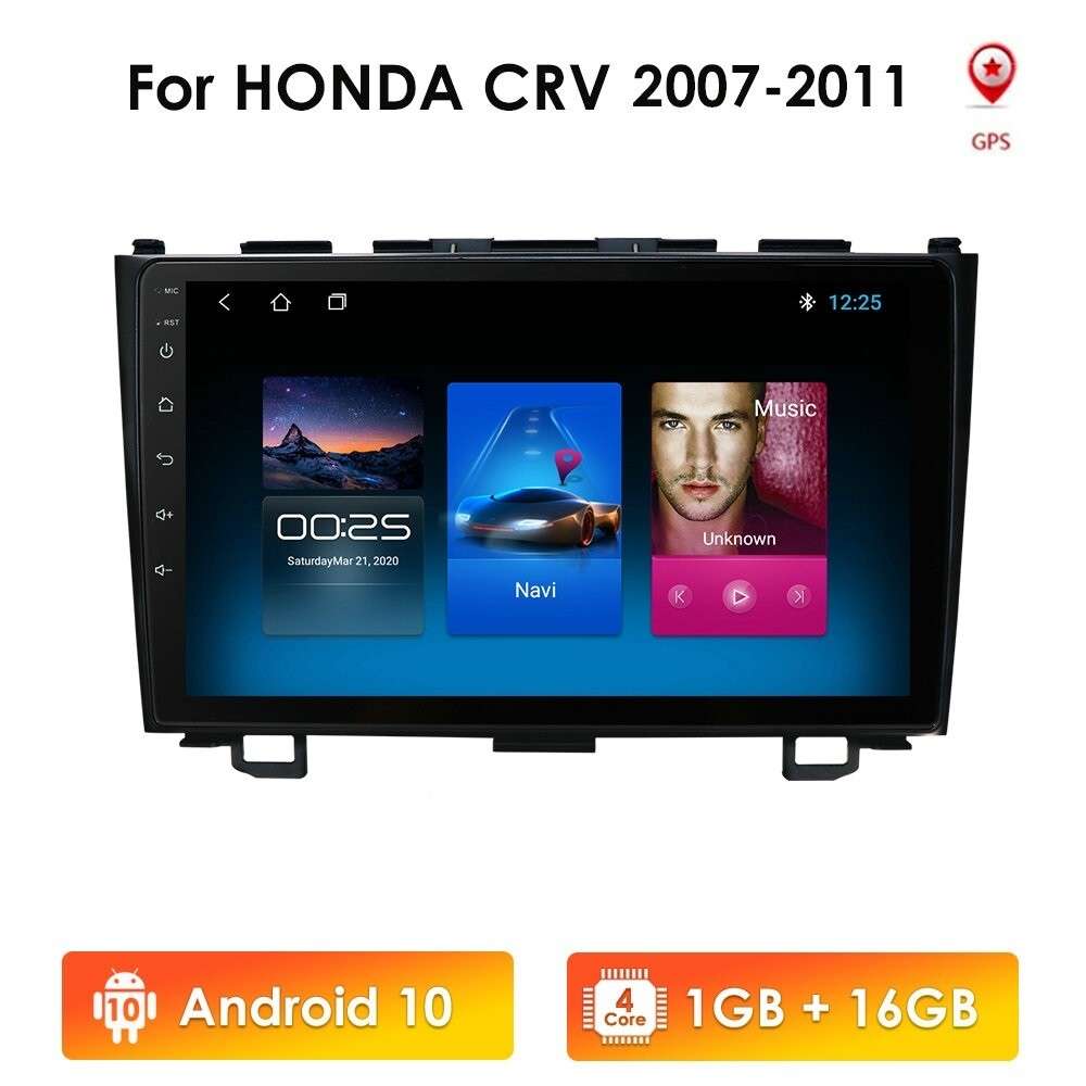 9" For Honda CRV 2007 2008 2009 2010 2011 Car Radio GPS Navigation 16G Android10