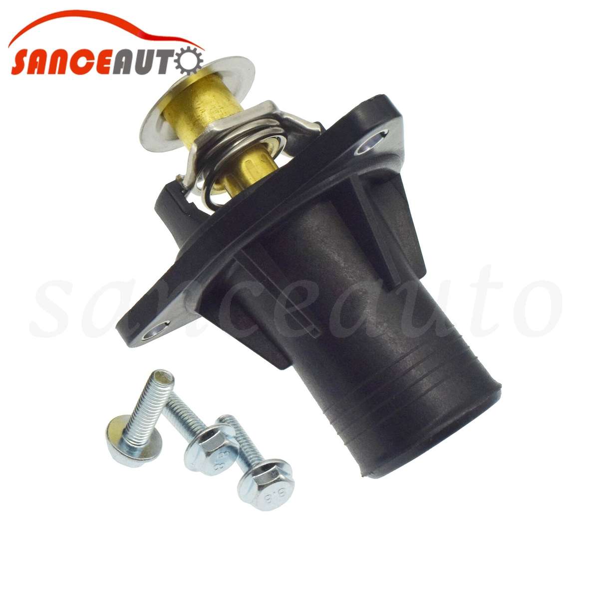 Engine Coolant Thermostat/Water Outlet Assembly For 02-08 Jaguar X-Type 3.0L-V6