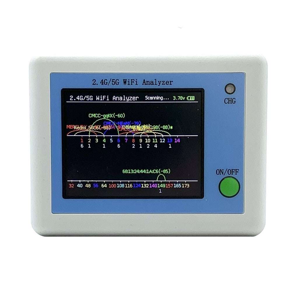 1xWIFI Signal Scanning#Tester WIFI Signal/ Analyzer 2.4G/5G Management-Assistant