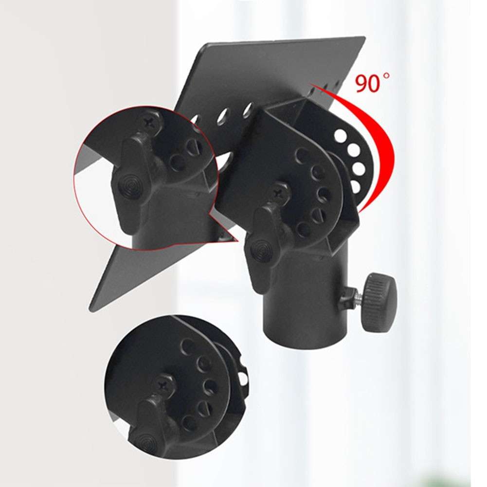 Rotatable 35mm Metal Mount Tripod Pole DJ Speaker Stand Adapter Top Cap