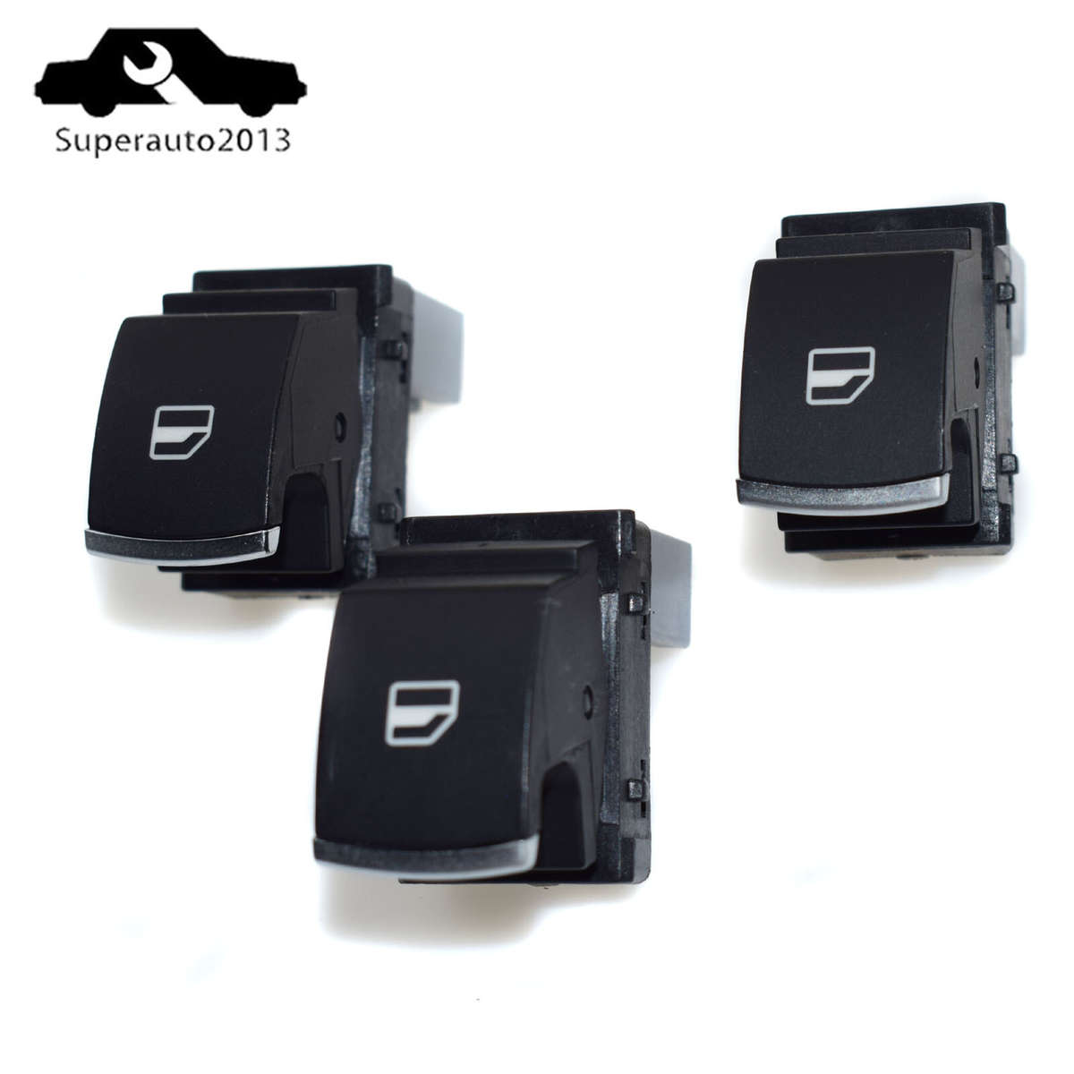 5ND959855 3PCS Passenger Side Power Window Switch For 2011-14 Volkswagen Touareg