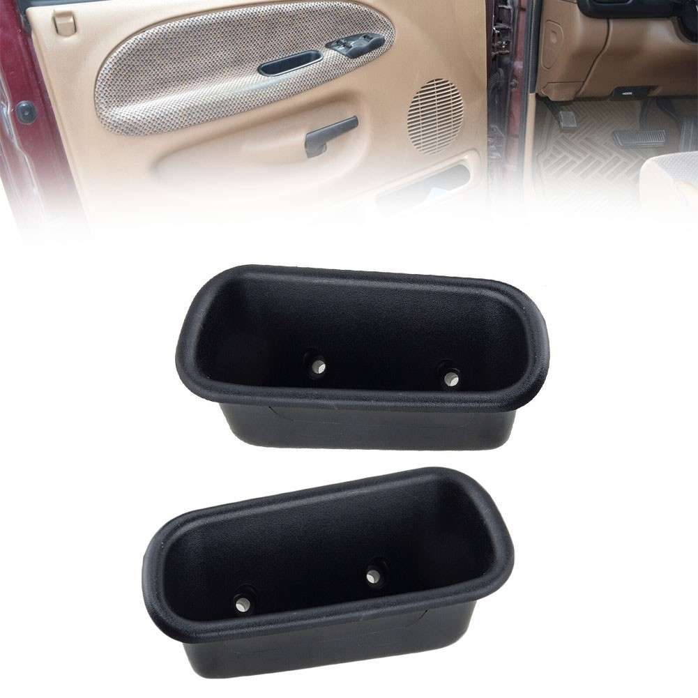 PAIR FRONT R&L DOOR PULL CUP 04741404 04741405 For Dodge For Ram 1500 2500 3500