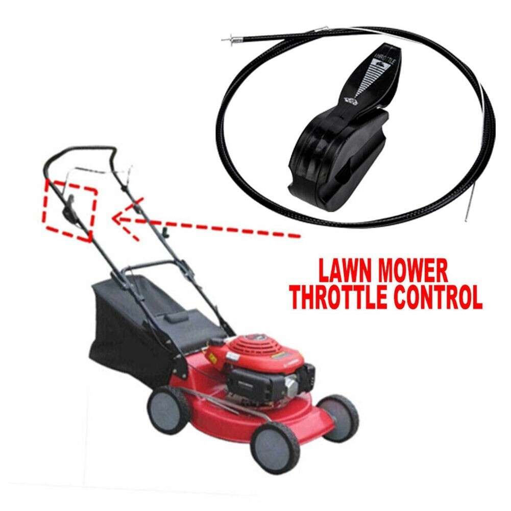 Throttle Control Line Plastic Coated Cable For VICTA ROVER 4-stroke Lawn Mowers