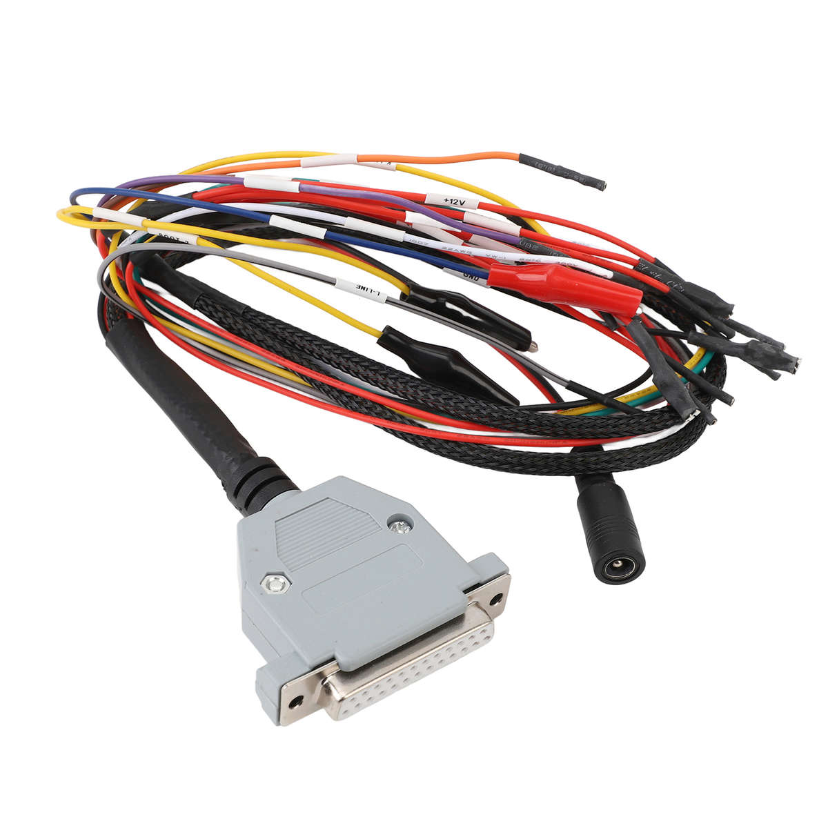 3 LED Lights Boot Bench Cable DB25 With Switch ECU Bench Pinout Cable For SM CHW