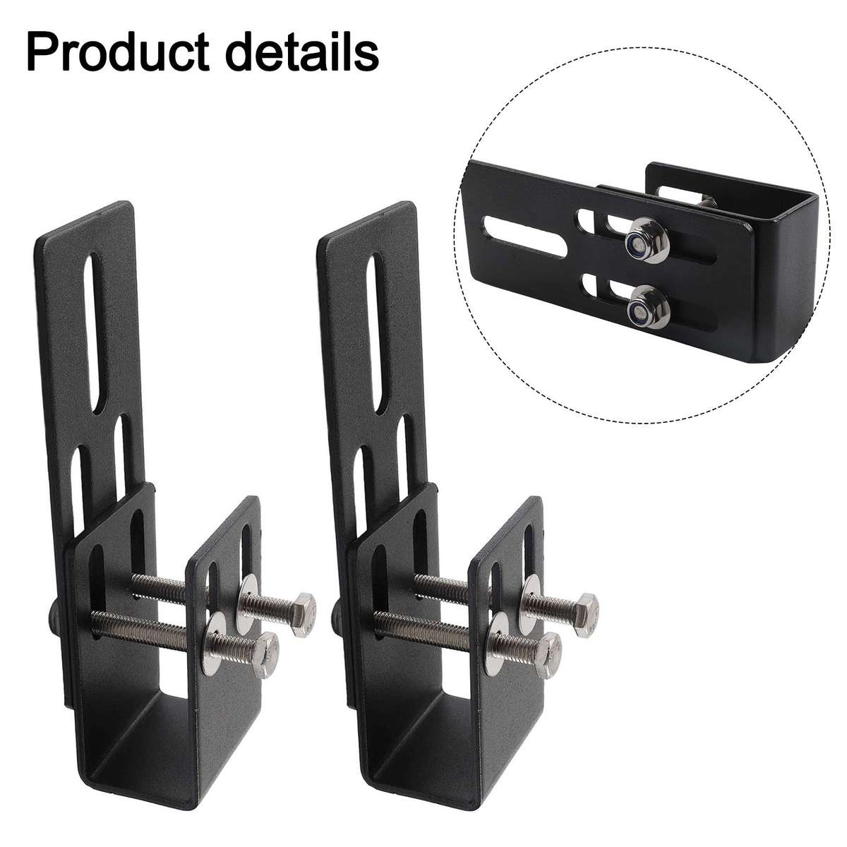 Practical Adjustable Mounting Bracket For LED Work Lights On For Car Roof Racks