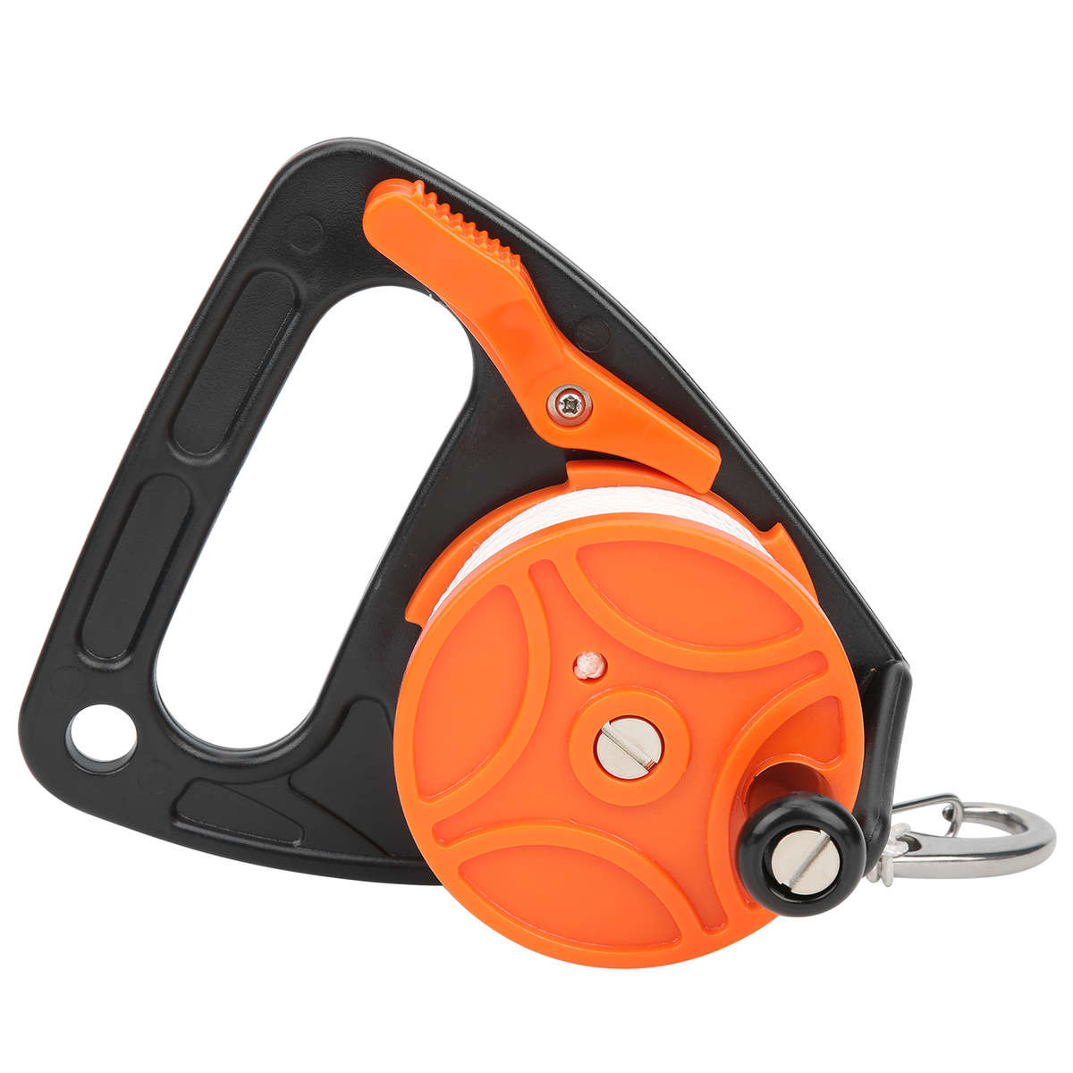 (orange)150ft Diving Line Reel Diving Equipment With Handle Card Position CW