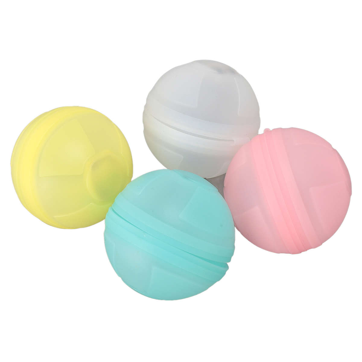 4 Pack Reusable Water Balloons Quick Fill Silicone Luminous Pool Beach Water CHW