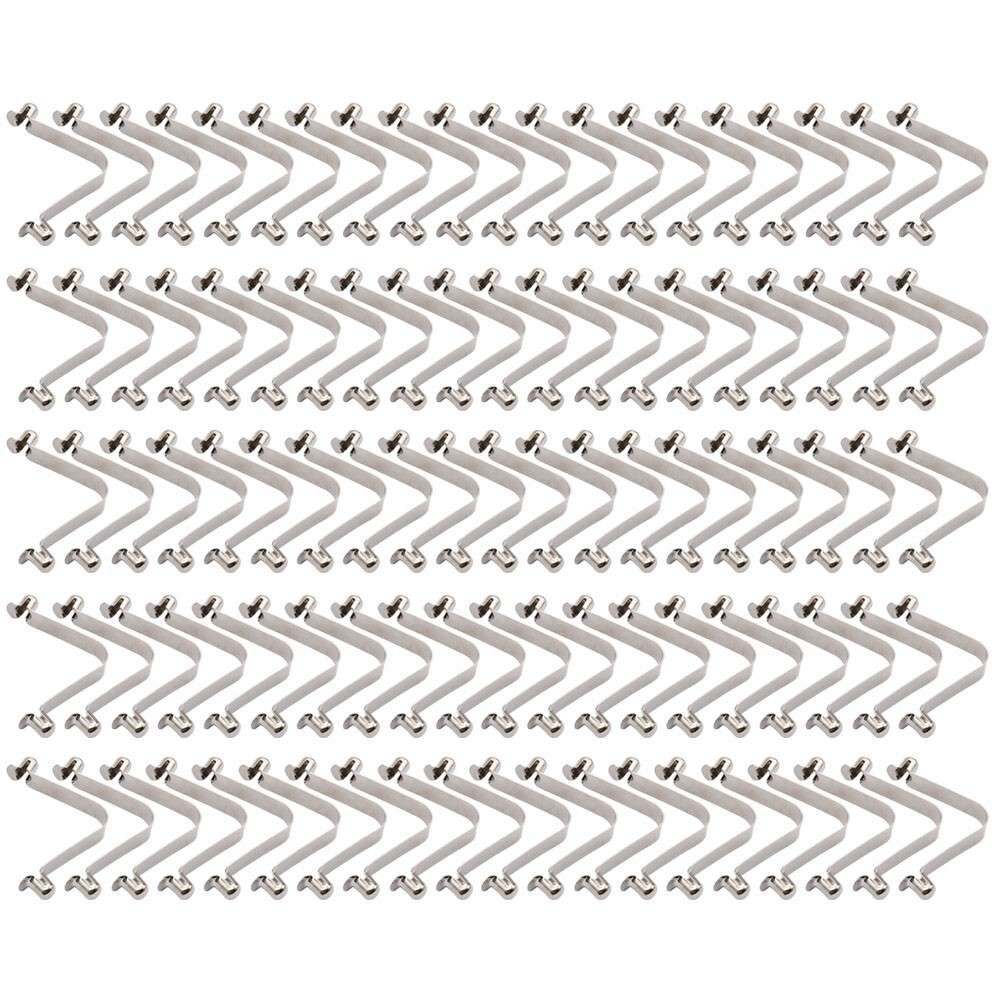 100pcs Spring Clip Locking Tube Pin Push Clip For Tent Pole/Kayak/Pad