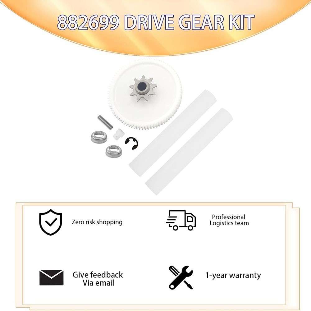 Comprehensive Upgrade 882699 Trash Compactor Drive Gear Kit For Multiple Models