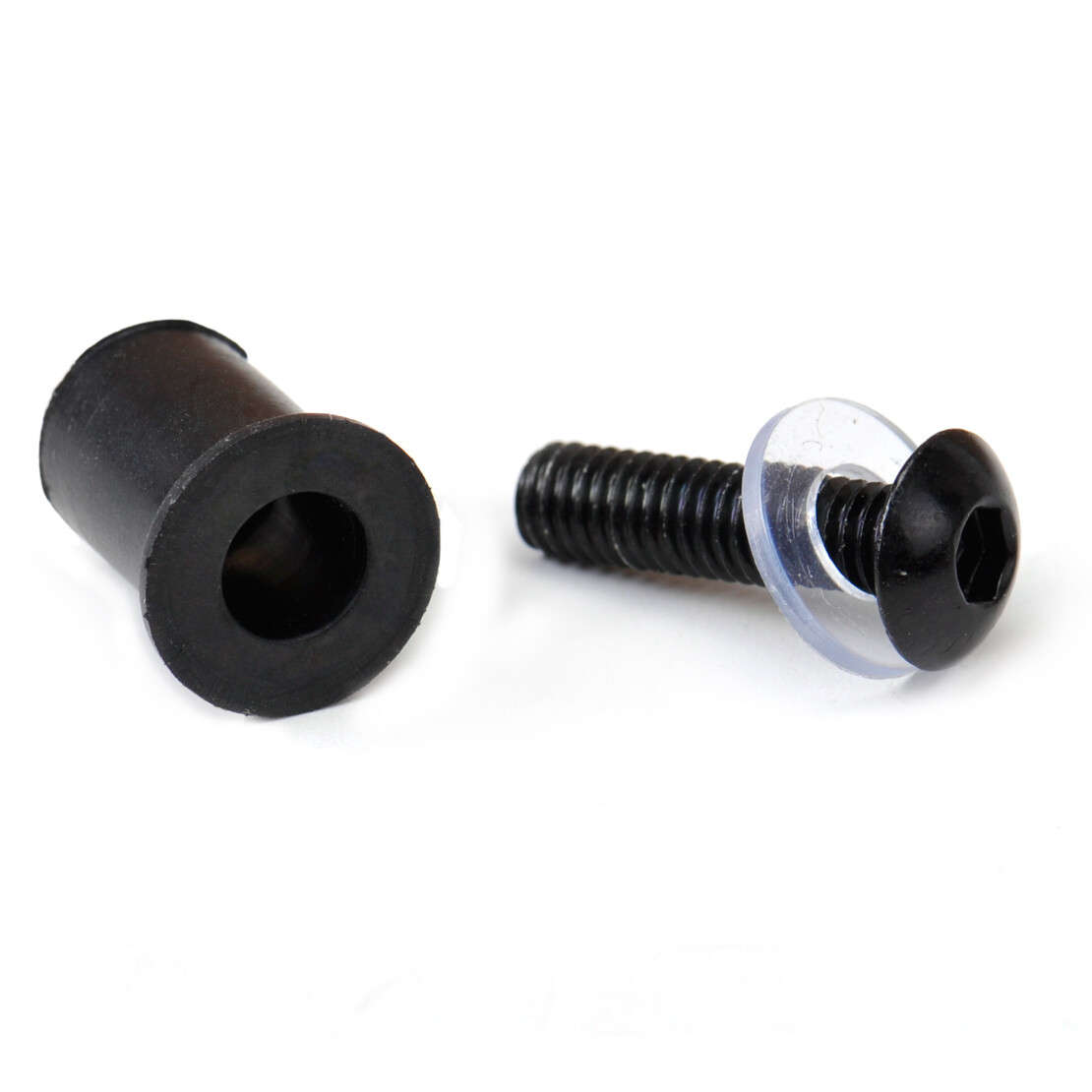 10x M5 5mm Windscreen Bolts Kit Motorcycle Windshield Screw Mounting Nuts yd