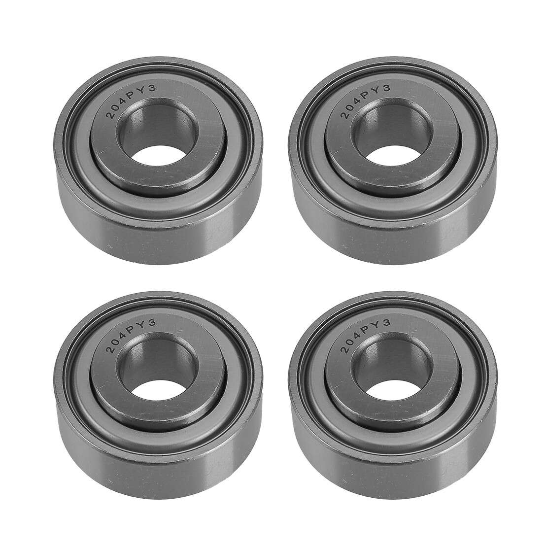4x Round Bore Bearing Fit For John Deere AA21480 FAFNIR 204PY3 BCA 204FREN