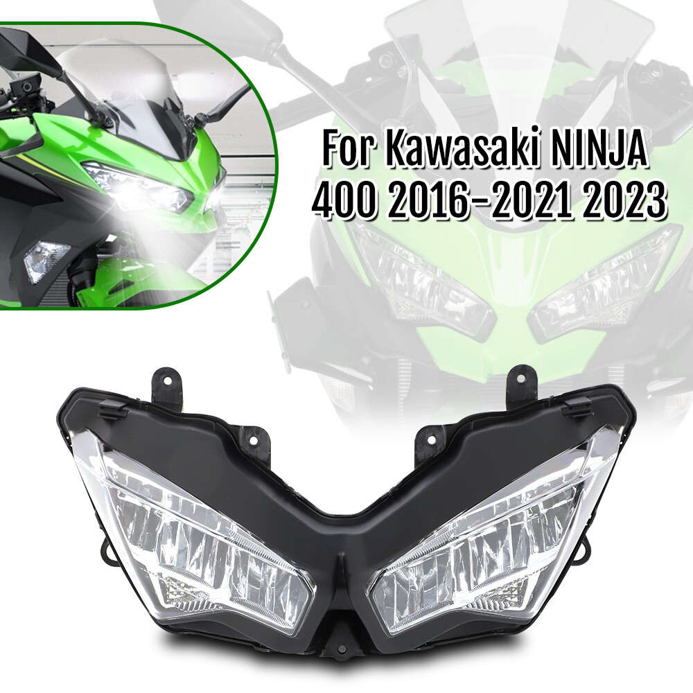 For Kawasaki NINJA 400 250 650 Versys ZX6R LED Headlight Assembly Headlamp DRL