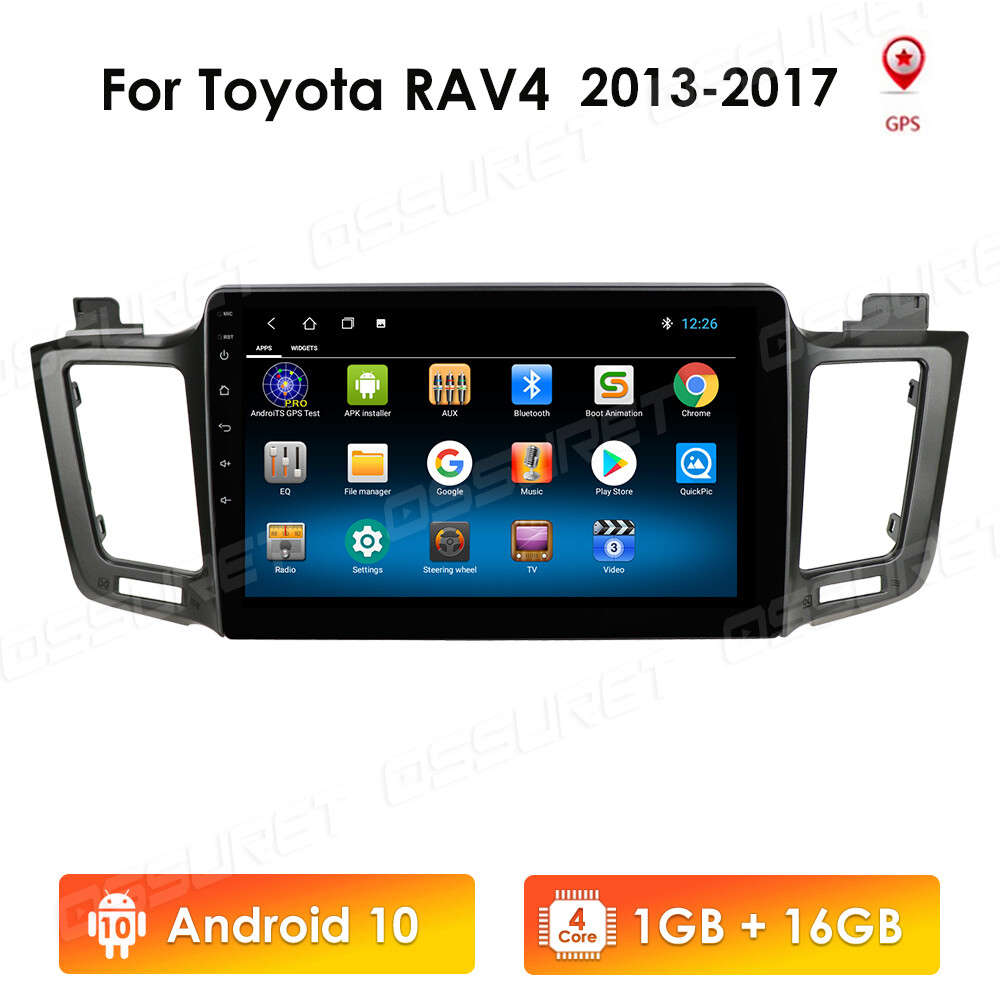 CarPlay Android11 GPS Stereo Radio Wifi For Toyota RAV4 2013 2014 2015 2016 2017