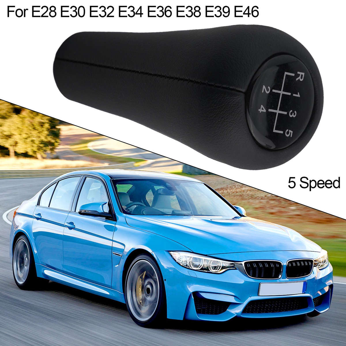 5-Speed Car Gear Shift Knob Ball Fit For BMW E28 E30 E32 E34 E36 E38 E39 E46