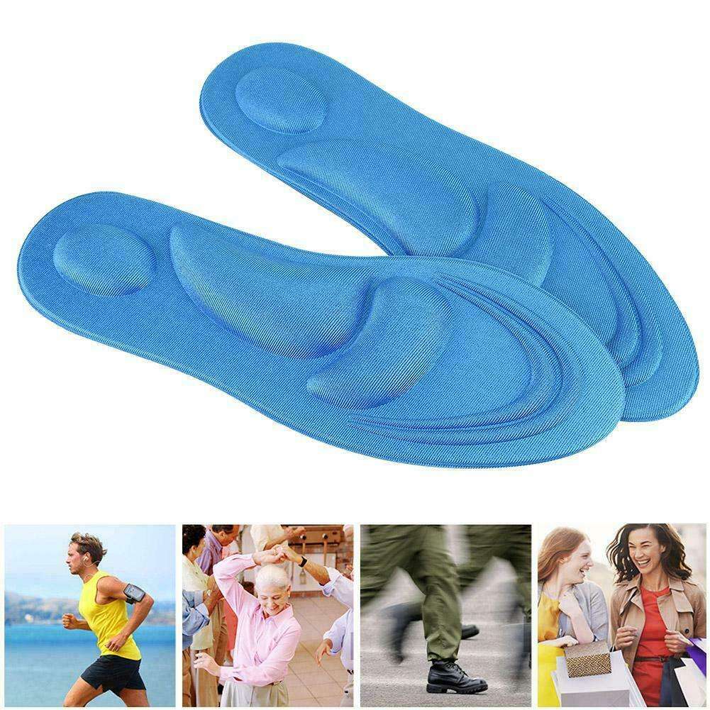 Orthotic Insoles Flat Feet Arch Support Memory Foam Shoes Insert Pad Comfor CW